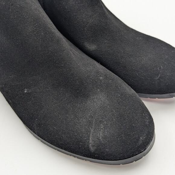 Kenneth Cole Reaction Side EZ On Block Heel Booties Black Women's Size US6.5M - Picture 7 of 11